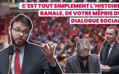 C’est l’histoire, banale, du mépris du dialogue sociale du Gouvernement