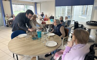Visite de l’EHPAD Madeleine Lamy à Cormelles-le-Royal