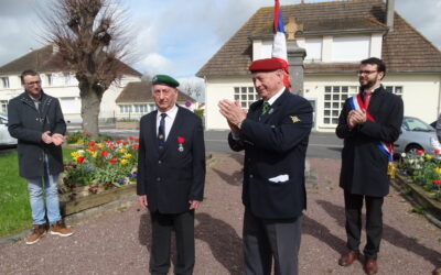 Cérémonie de remise de la légion d’honneur à Michel Grin à Sannerville