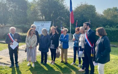 Inauguration de la plaque de commémoration des résistants inconnus de Saint-Pierre-du-Jonquet