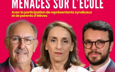 Réunion publique sur le thème de l’école : rendez vous le 29 novembre