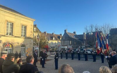 Prise de commandement de la major Brunet à Troarn