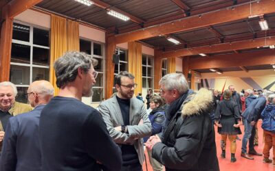 Présent aux vœux des communes de la circonscription