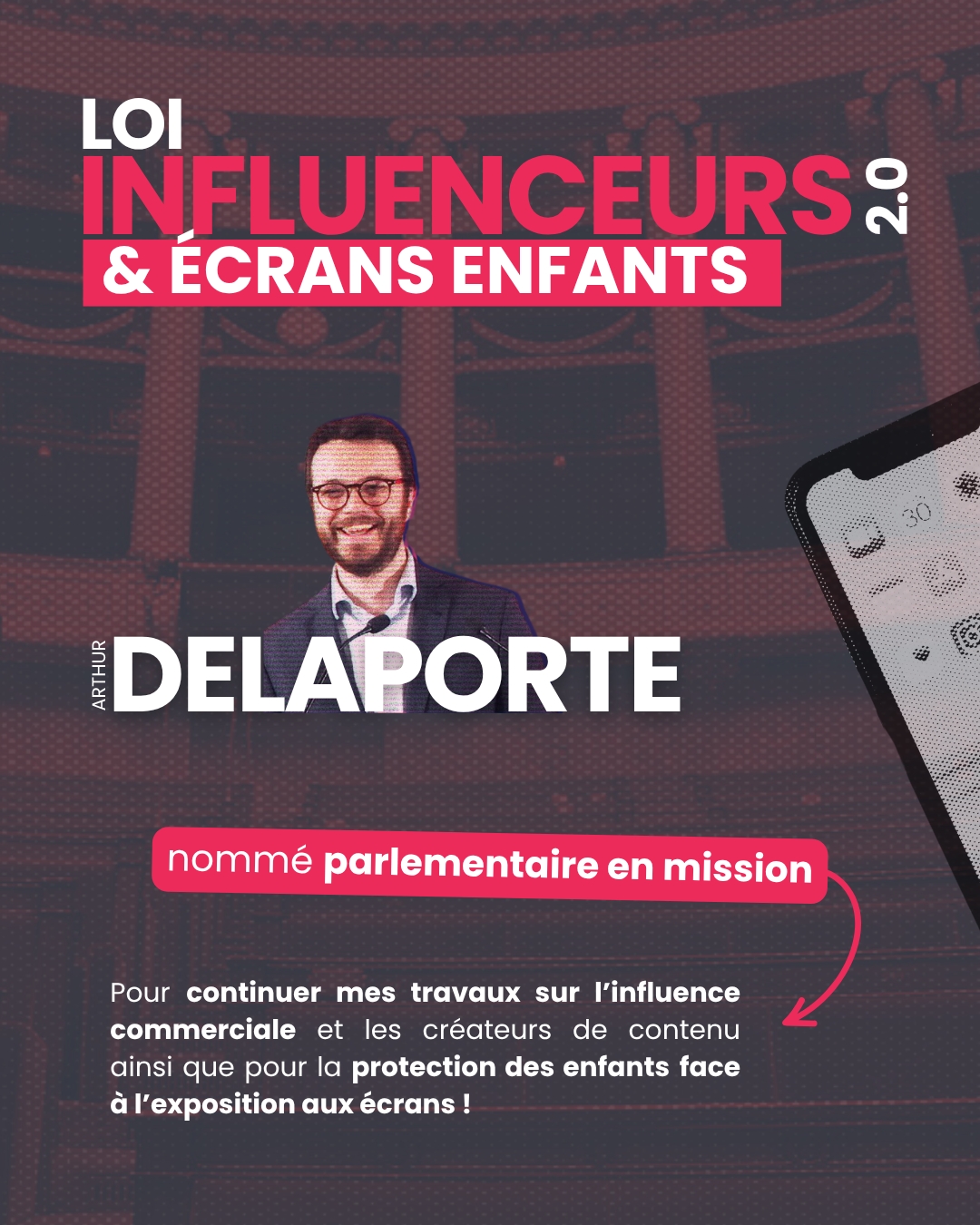 Nomination comme parlementaire en mission : au travail !