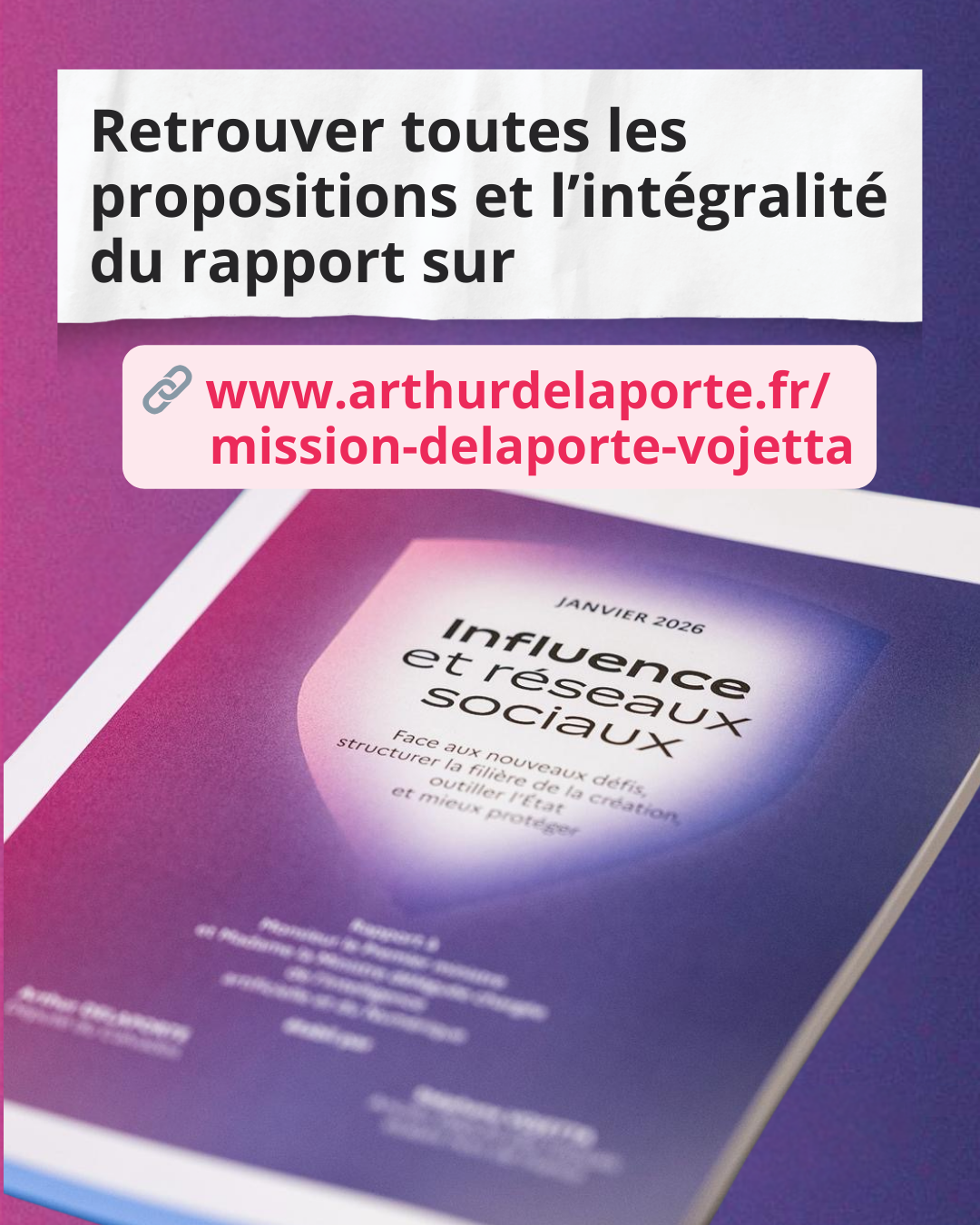 Découvrez le rapport Delaporte-Vojetta