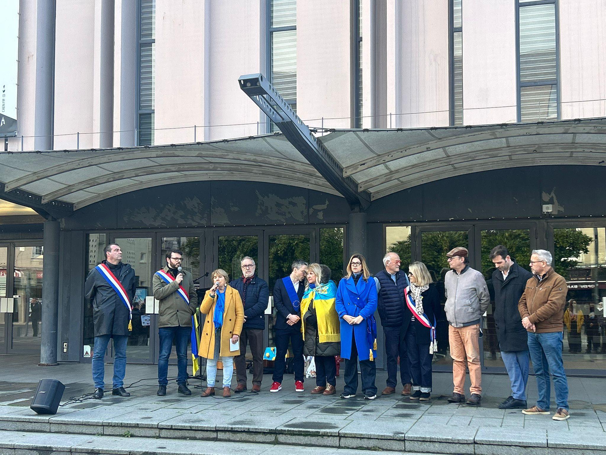 Rassemblement à Caen pour l&rsquo;Ukraine