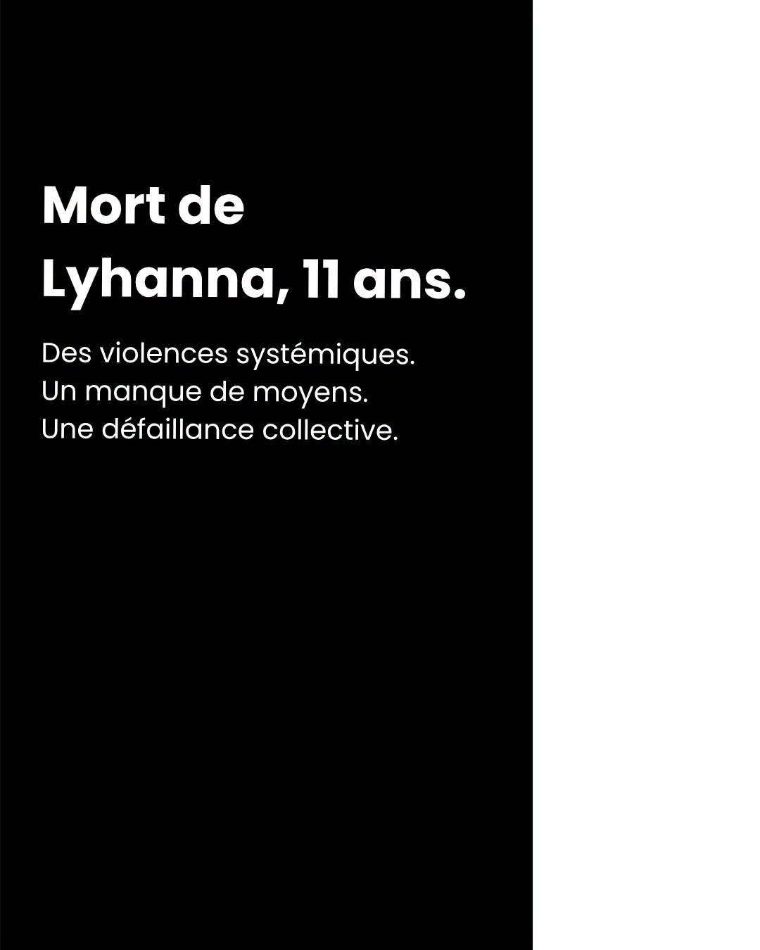 Mort de Lyhanna, 11 ans.
