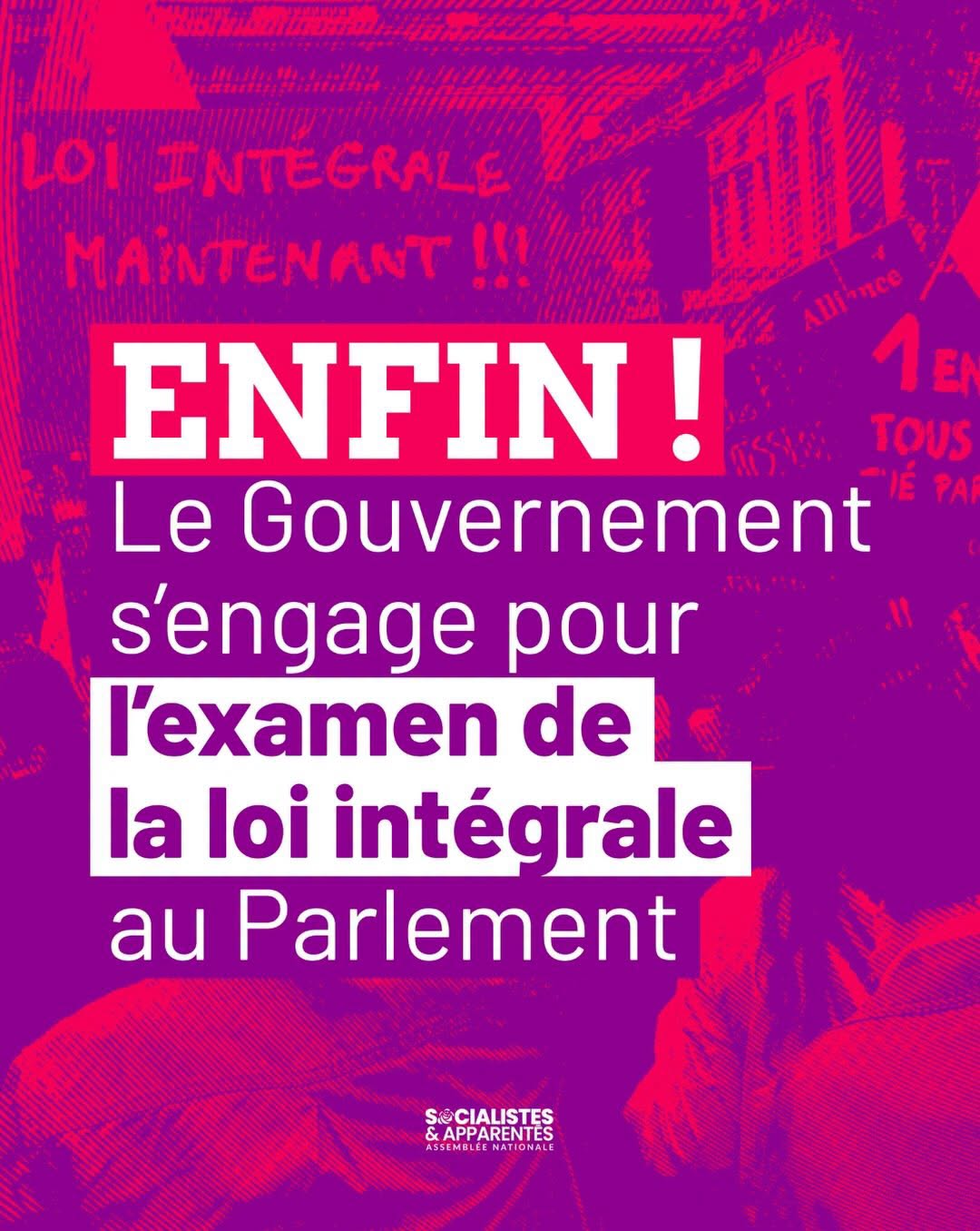 Pour une loi intégrale, maintenant !