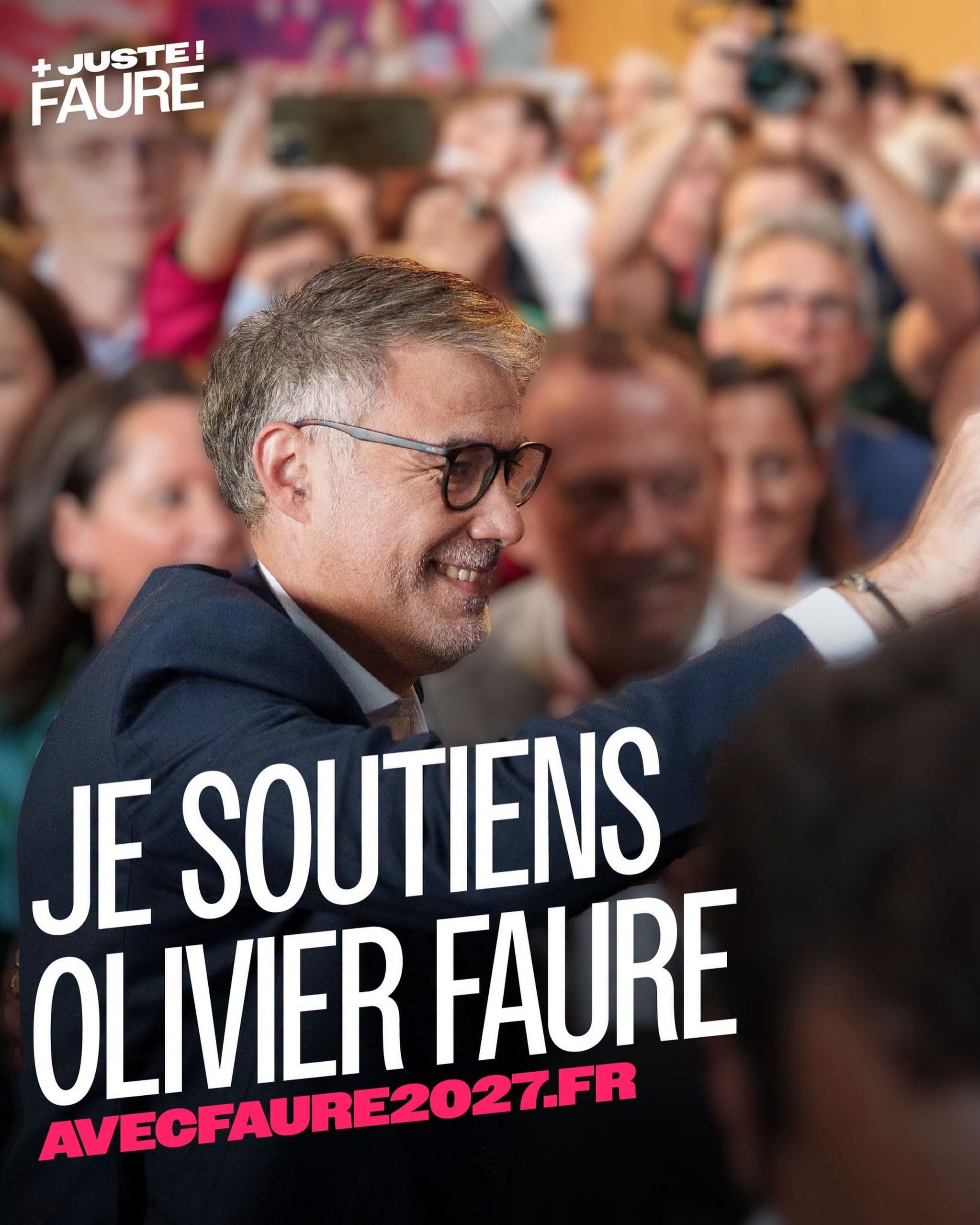 Je soutiens Olivier Faure pour la primaire