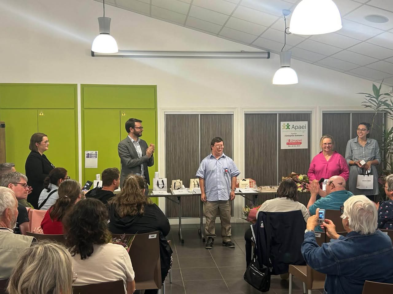 La cérémonie de remise des Médailles du Travail organisée par l’APEI du Calvados