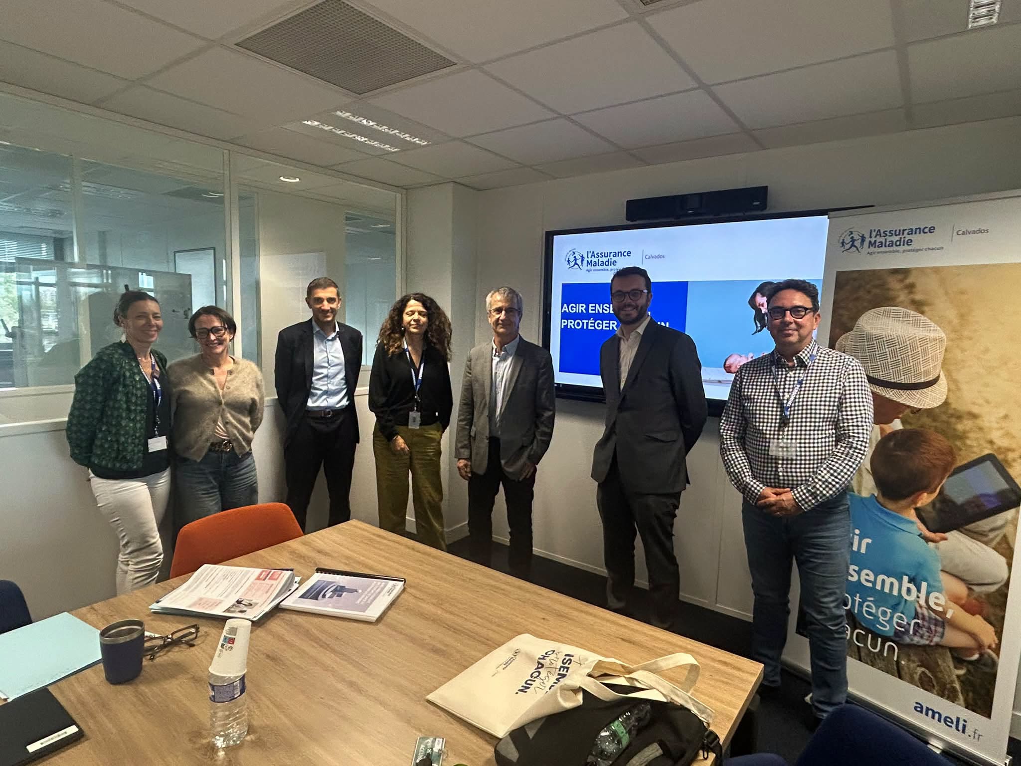 Rencontre avec la Caisse primaire d’assurance maladie du Calvados