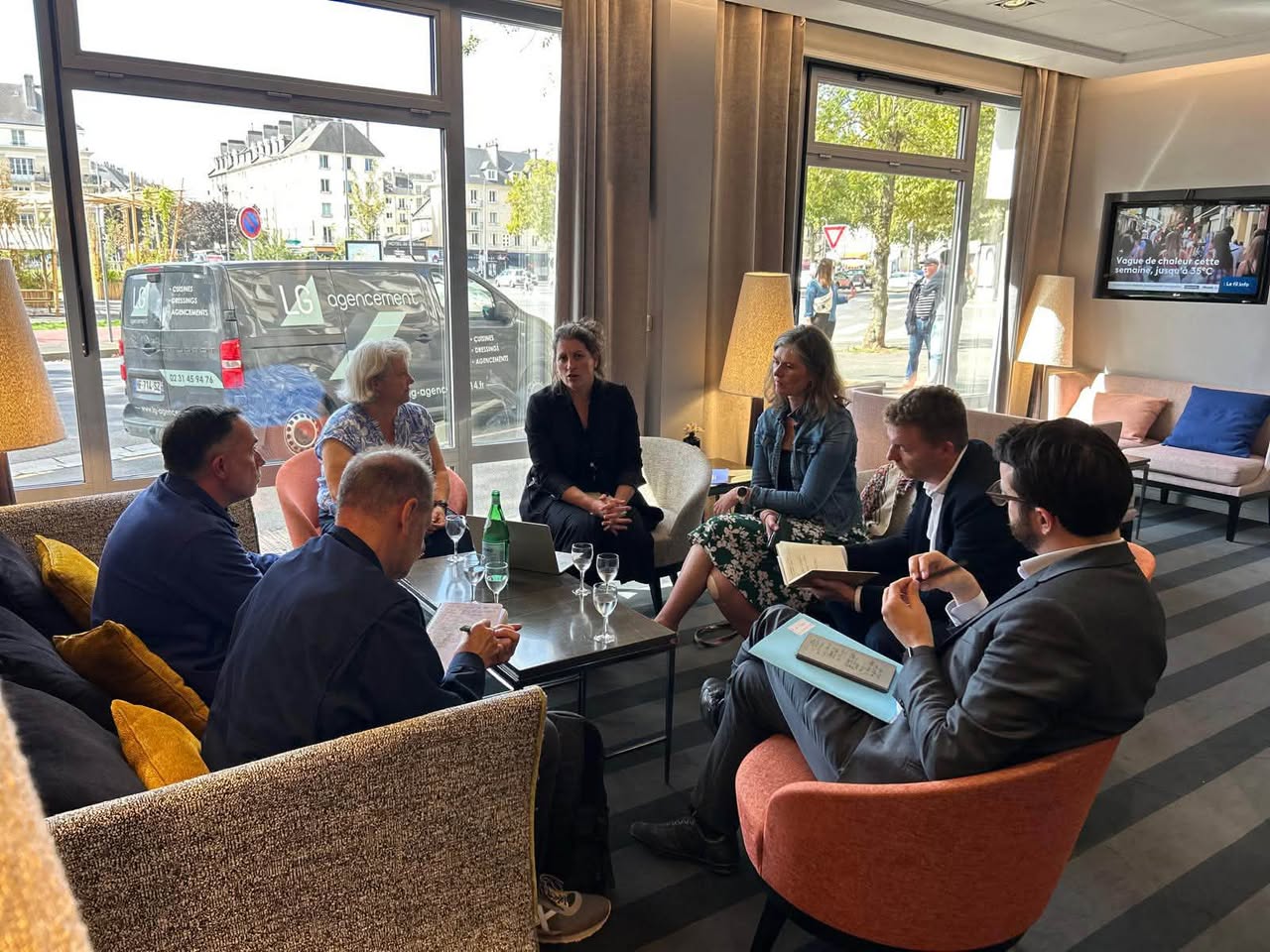Rencontre avec mes collègues conseillers municipaux du groupe Caen La Ville Nous Rassemble