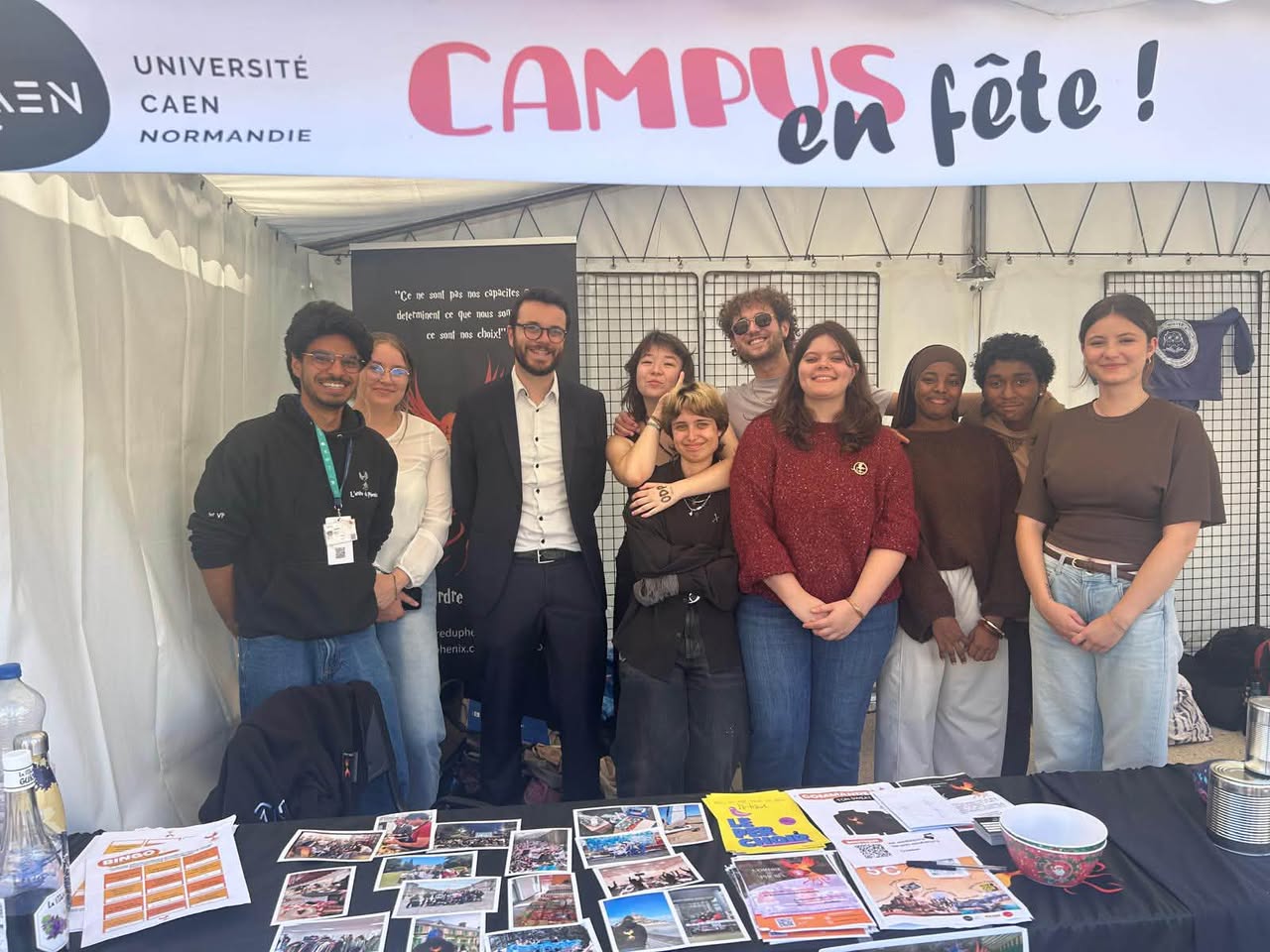 Présent à l’Université de Caen, à l’occasion de Campus en fête !