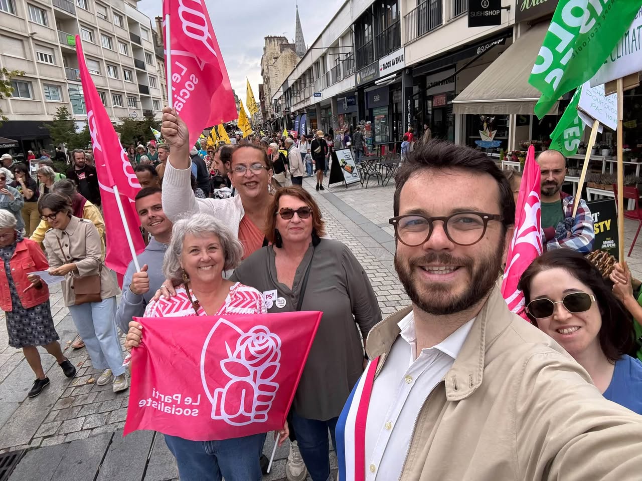 Présent à la marche pour le climat