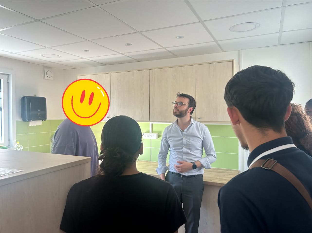 Heureux d’avoir participé à l’inauguration du local ados du quartier de la Grâce de Dieu à Caen !