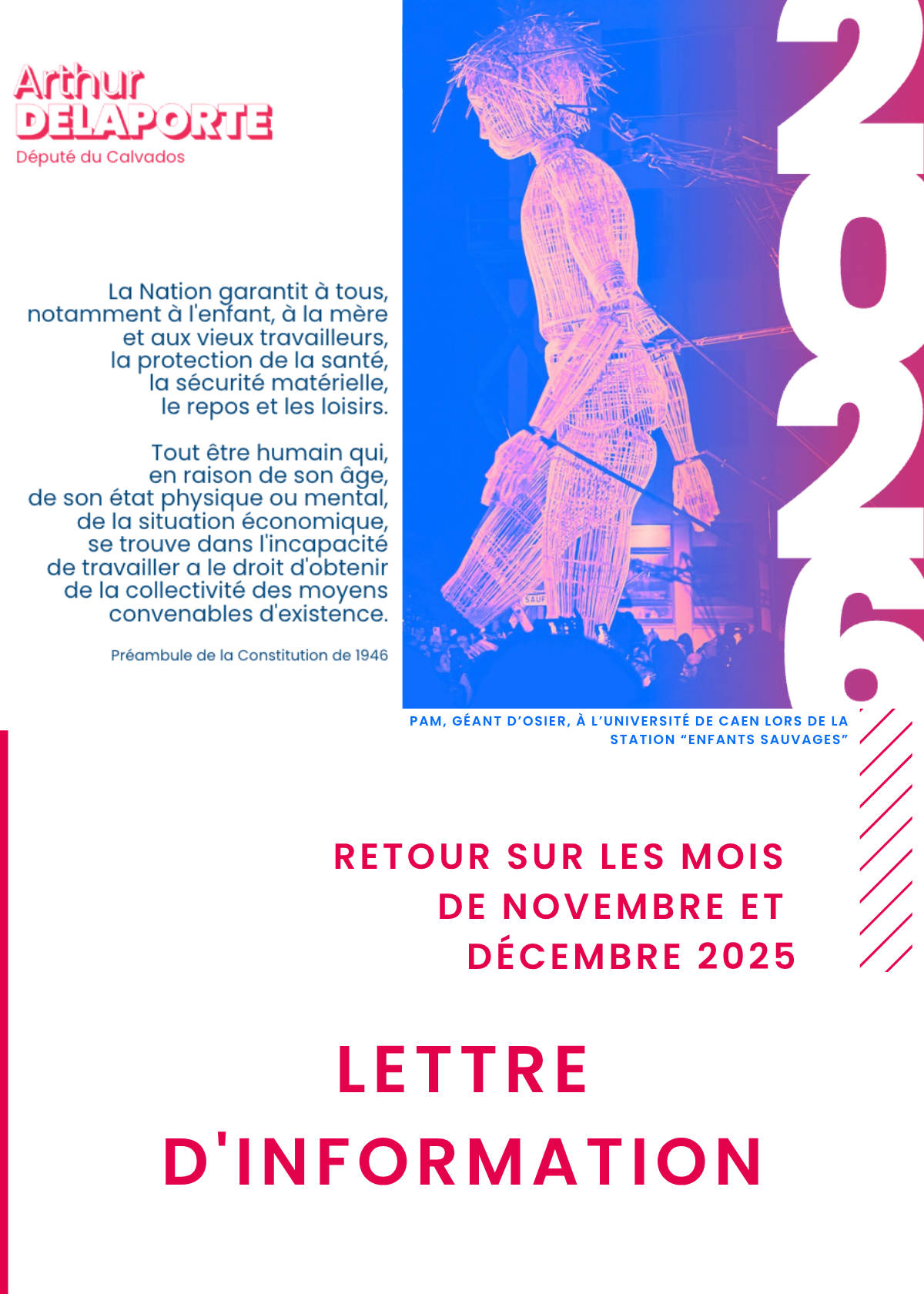 Lettre d’information n°33 – Novembre et décembre 2025